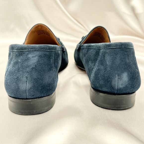 Peter Huber Ascot Classic Blue Suede Horsebit Men\'s Size 9.5 Loafers main image 8